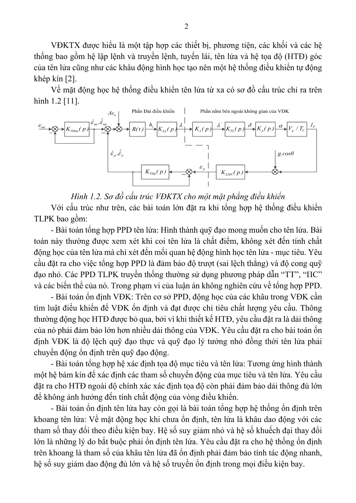 Tóm tắt Luận án Nghiên cứu tổng hợp vòng điều khiển từ xa thiết bị bay ứng dụng kỹ thuật điều khiển hiện đại trang 4