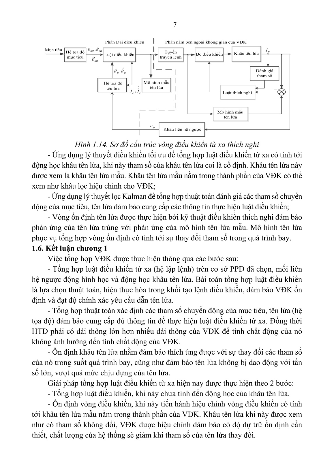 Tóm tắt Luận án Nghiên cứu tổng hợp vòng điều khiển từ xa thiết bị bay ứng dụng kỹ thuật điều khiển hiện đại trang 9