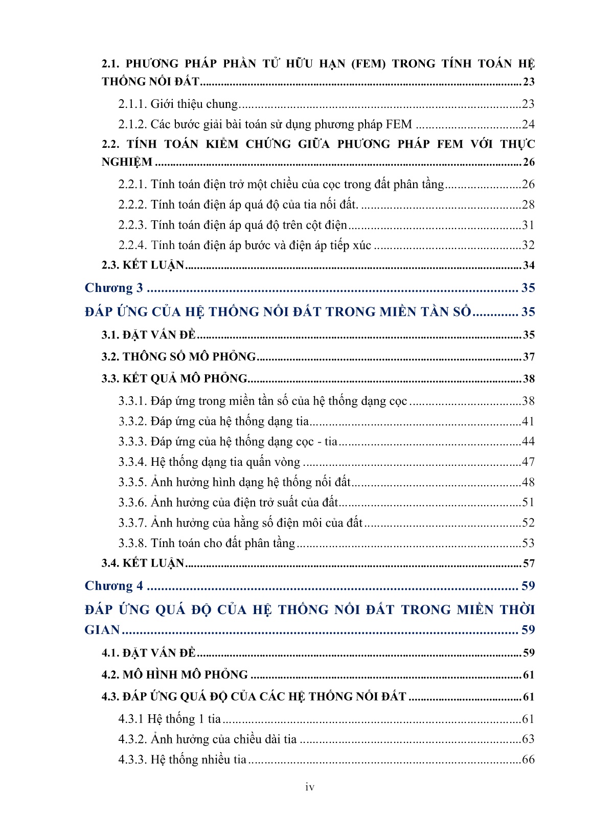 Luận án Nghiên cứu đáp ứng quá độ của hệ thống nối đất đối với dòng điện sét trên đường dây truyền tải Việt Nam trang 6