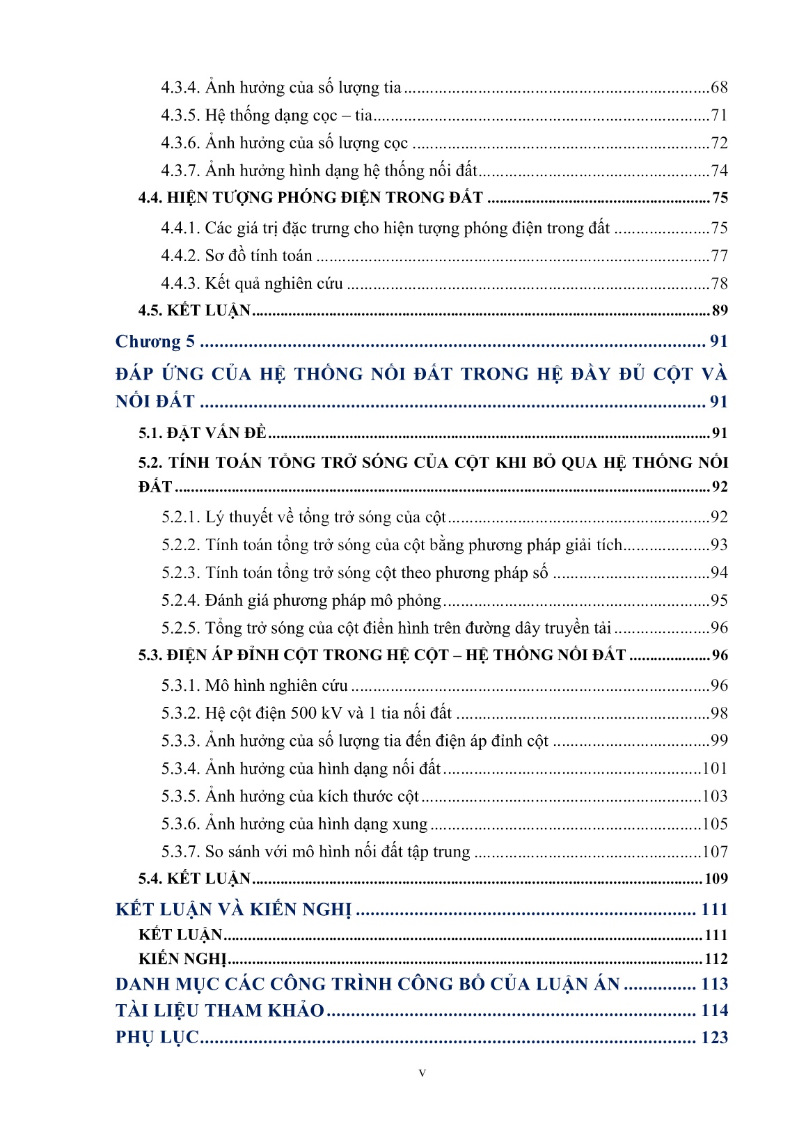 Luận án Nghiên cứu đáp ứng quá độ của hệ thống nối đất đối với dòng điện sét trên đường dây truyền tải Việt Nam trang 7