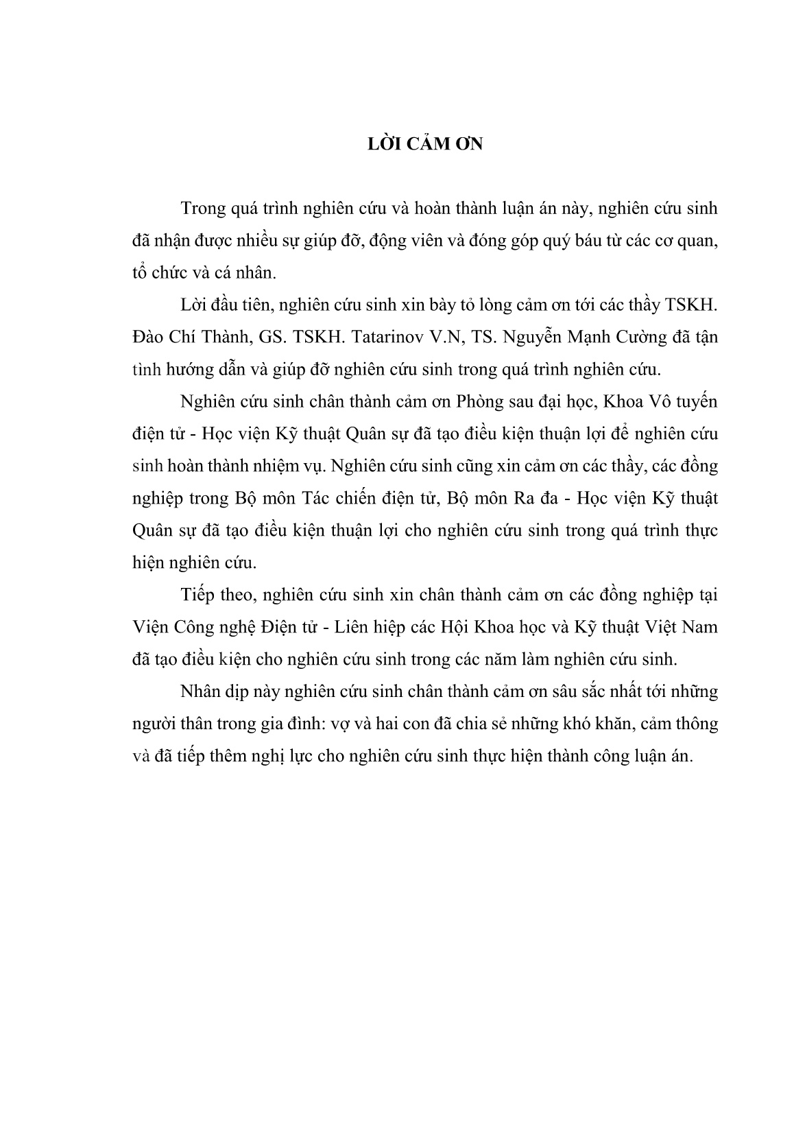 Luận án Nâng cao chất lượng phát hiện các vật thể nhỏ trên mặt biển sử dụng ra đa phân cực trang 2