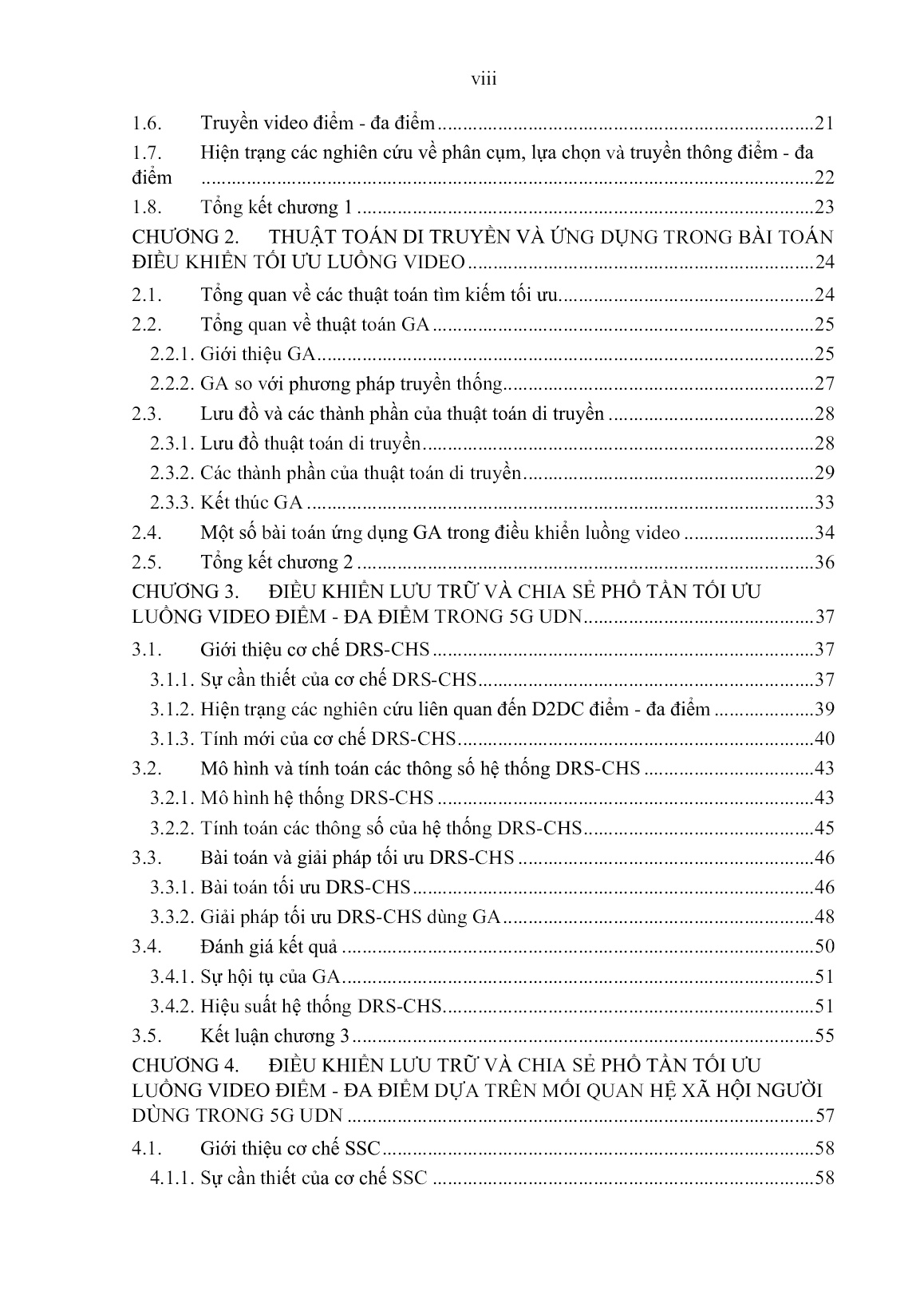 Luận án Điều khiển tối ưu luồng video điểm - đa điểm trong mạng 5G siêu dày đặc trang 10