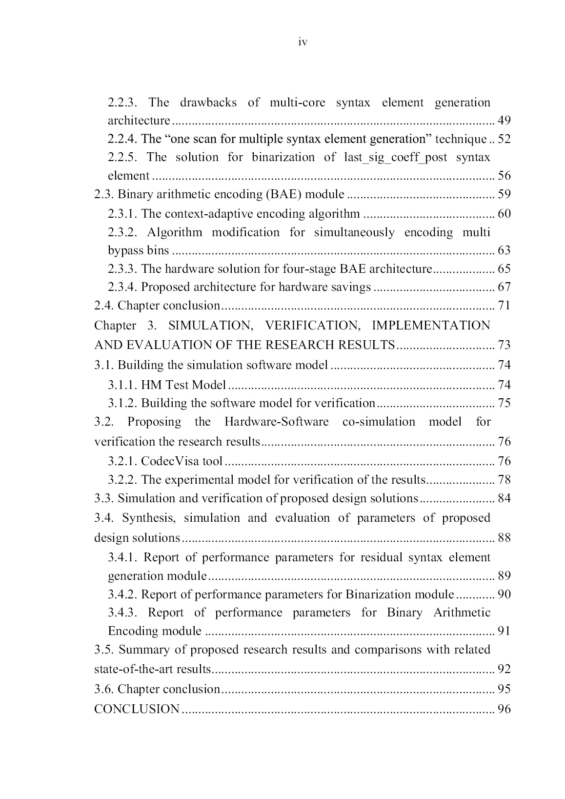 Luận án Researching on the development of hardware implementation solution for the context-adaptive binary arithmetic coder in the hevc standard trang 6