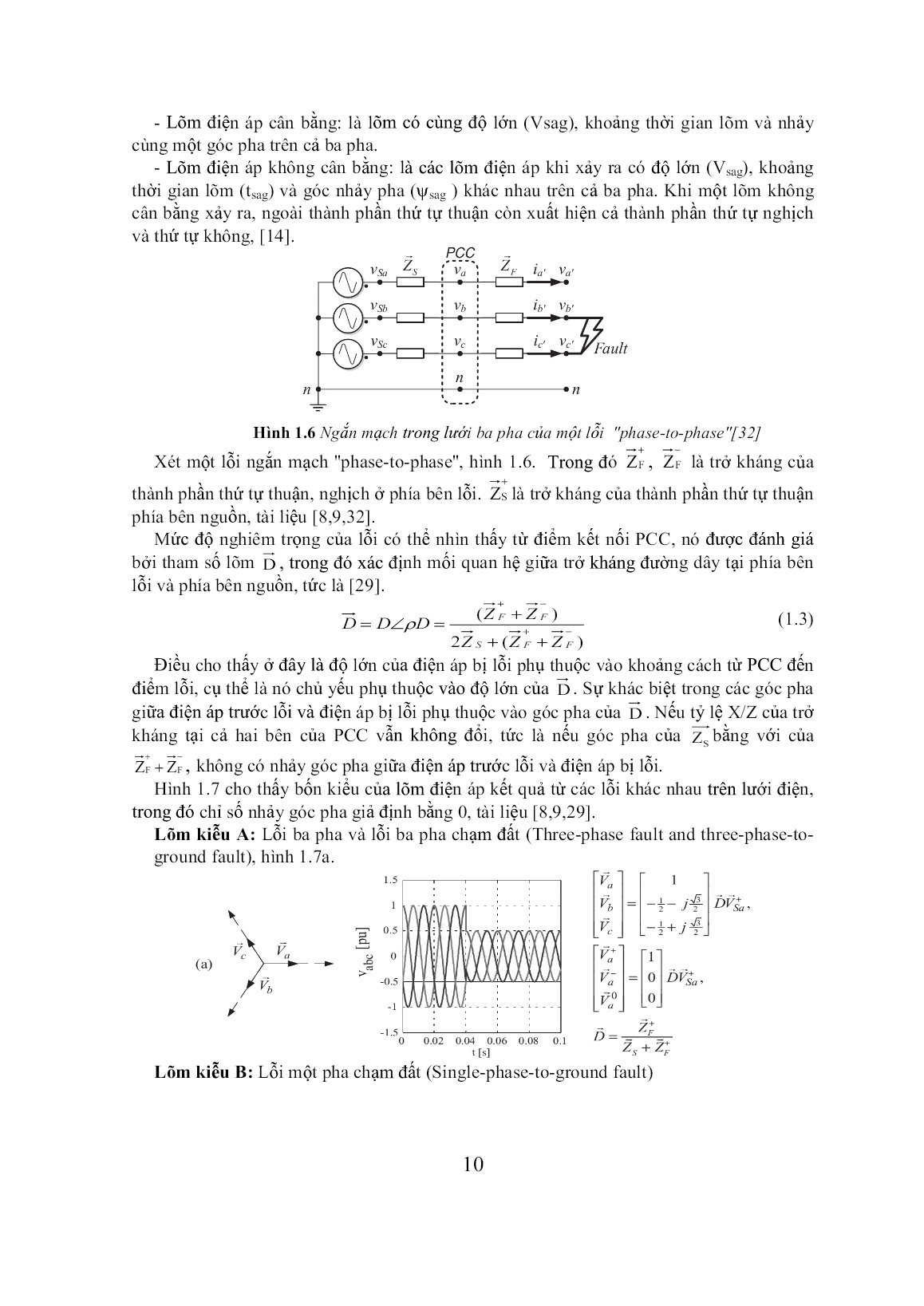 Luận án Nghiên cứu điều khiển bộ khôi phục điện áp động(DVR) để bù lõm điện áp cho phụ tải quan trọng trong xí nghiệp công nghiệp trang 10