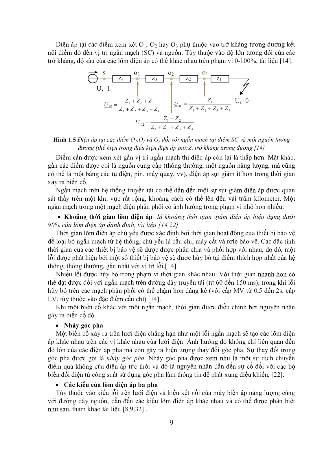 Luận án Nghiên cứu điều khiển bộ khôi phục điện áp động(DVR) để bù lõm điện áp cho phụ tải quan trọng trong xí nghiệp công nghiệp trang 9