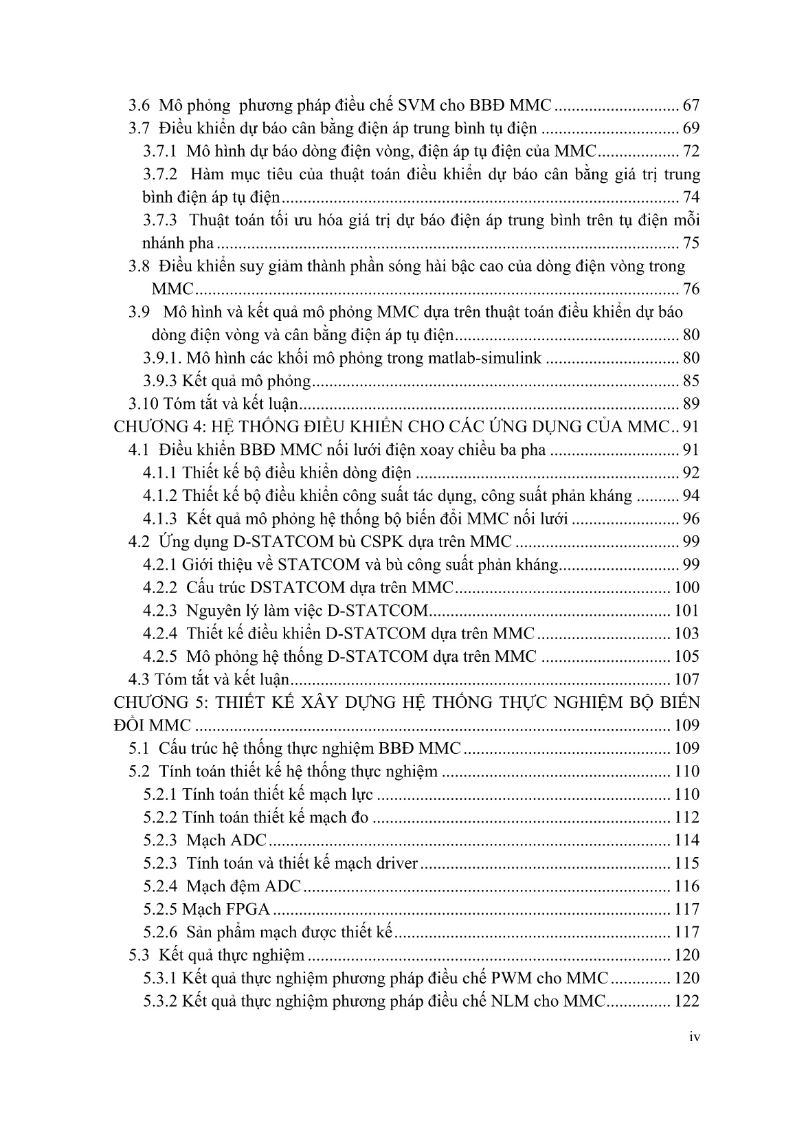 Luận án Nghiên cứu các phương pháp điều chế và điều khiển bộ biến đổi bán dẫn công suất đa mức kiểu module hóa trang 4