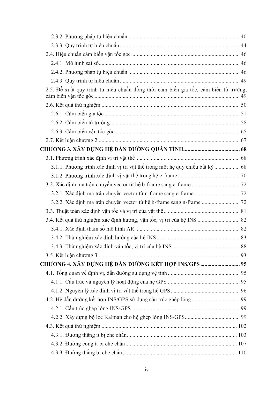 Luận án Tự hiệu chuẩn cảm biến và nâng cao độ chính xác của hệ thống dẫn đường cho các đối tượng chuyển động trên mặt đất trang 6
