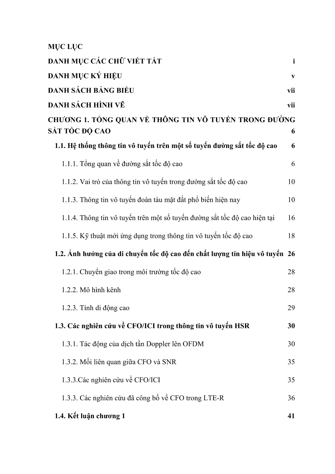 Luận án Nghiên cứu triệt tần số doppler và khử nhiễu ici trong hệ thống vô tuyến đường sắt tốc độ cao trang 5