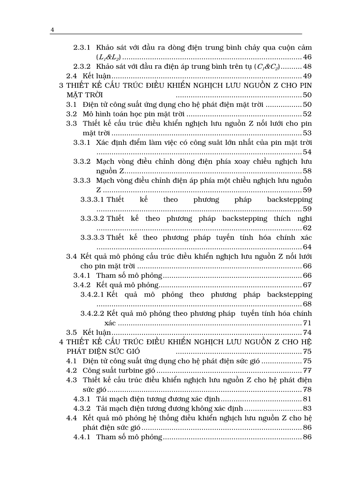 Luận án Điều khiển nghịch lưu nguồn Z ứng dụng cho hệ phát điện phân tán trang 5