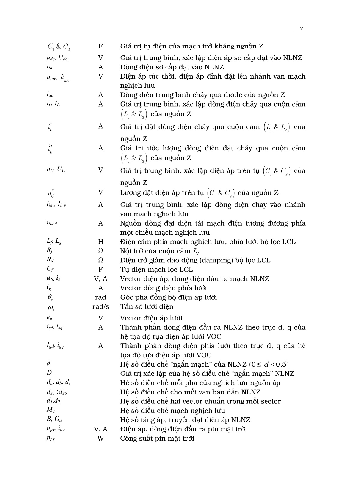 Luận án Điều khiển nghịch lưu nguồn Z ứng dụng cho hệ phát điện phân tán trang 8