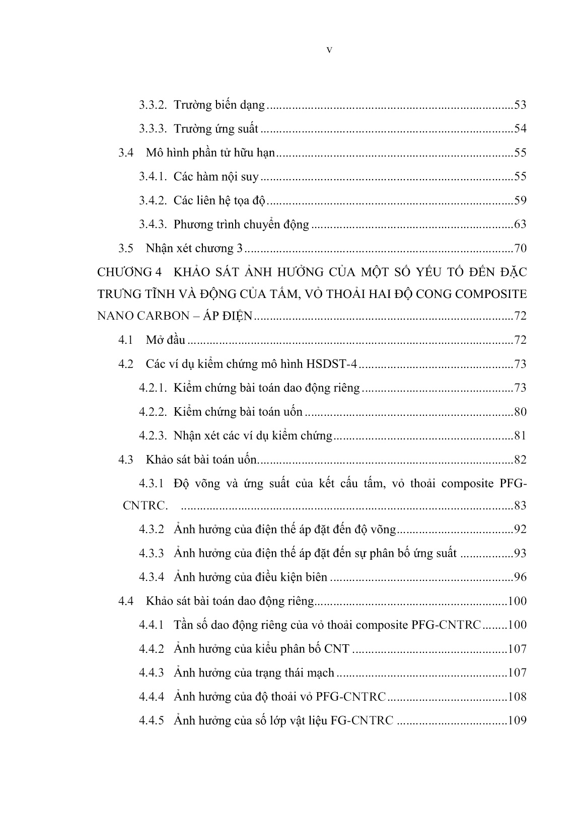 Luận án Phân tích tĩnh và động tấm, vỏ thoải hai độ cong Composite nano carbon - áp điện trang 7