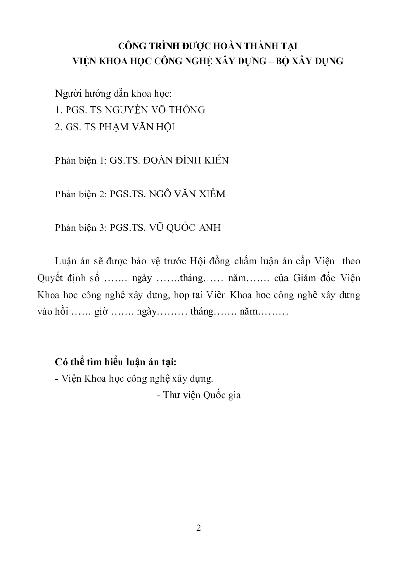 Tóm tắt Luận án Nghiên cứu giải pháp bảo vệ kết cấu thép chịu tác động của lửa bằng thực nghiệm trang 2