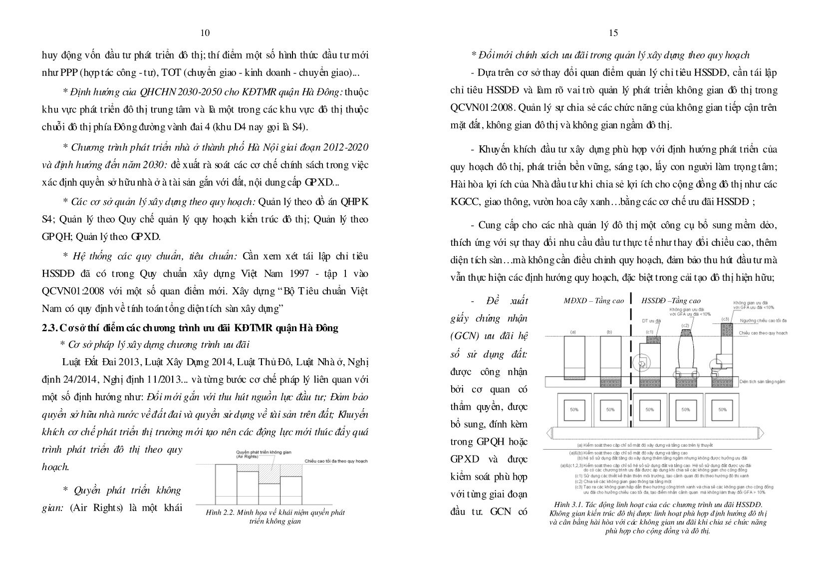Tóm tắt Luận án Quản lý xây dựng theo quy hoạch khu đô thị mở rộng Quận Hà Đông, Thành phố Hà Nội trang 10