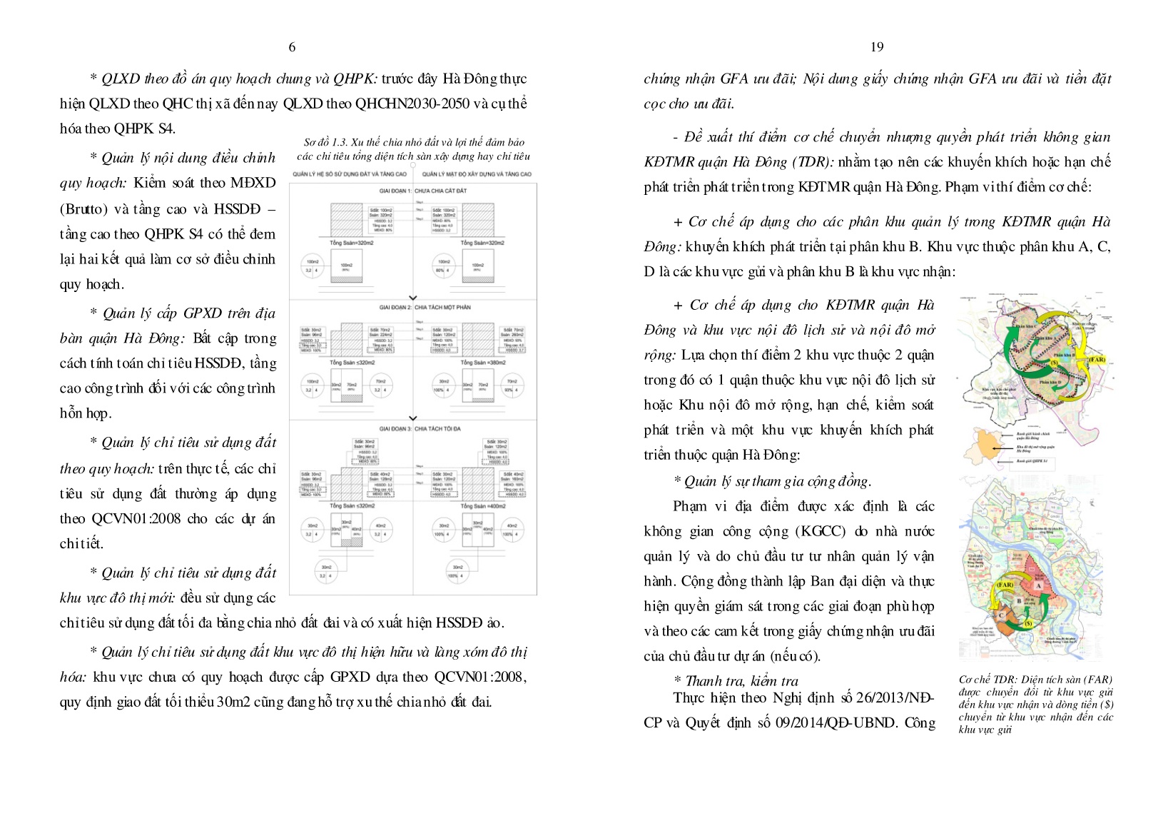 Tóm tắt Luận án Quản lý xây dựng theo quy hoạch khu đô thị mở rộng Quận Hà Đông, Thành phố Hà Nội trang 6
