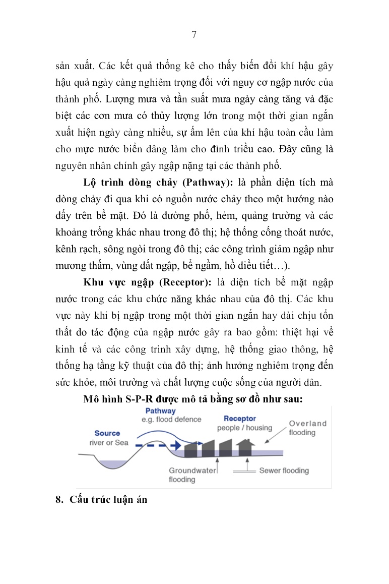 Tóm tắt Luận án Quy hoạch đô thị thích ứng ngập nước tại khu vực Nam Thành phố Hồ Chí Minh trang 10