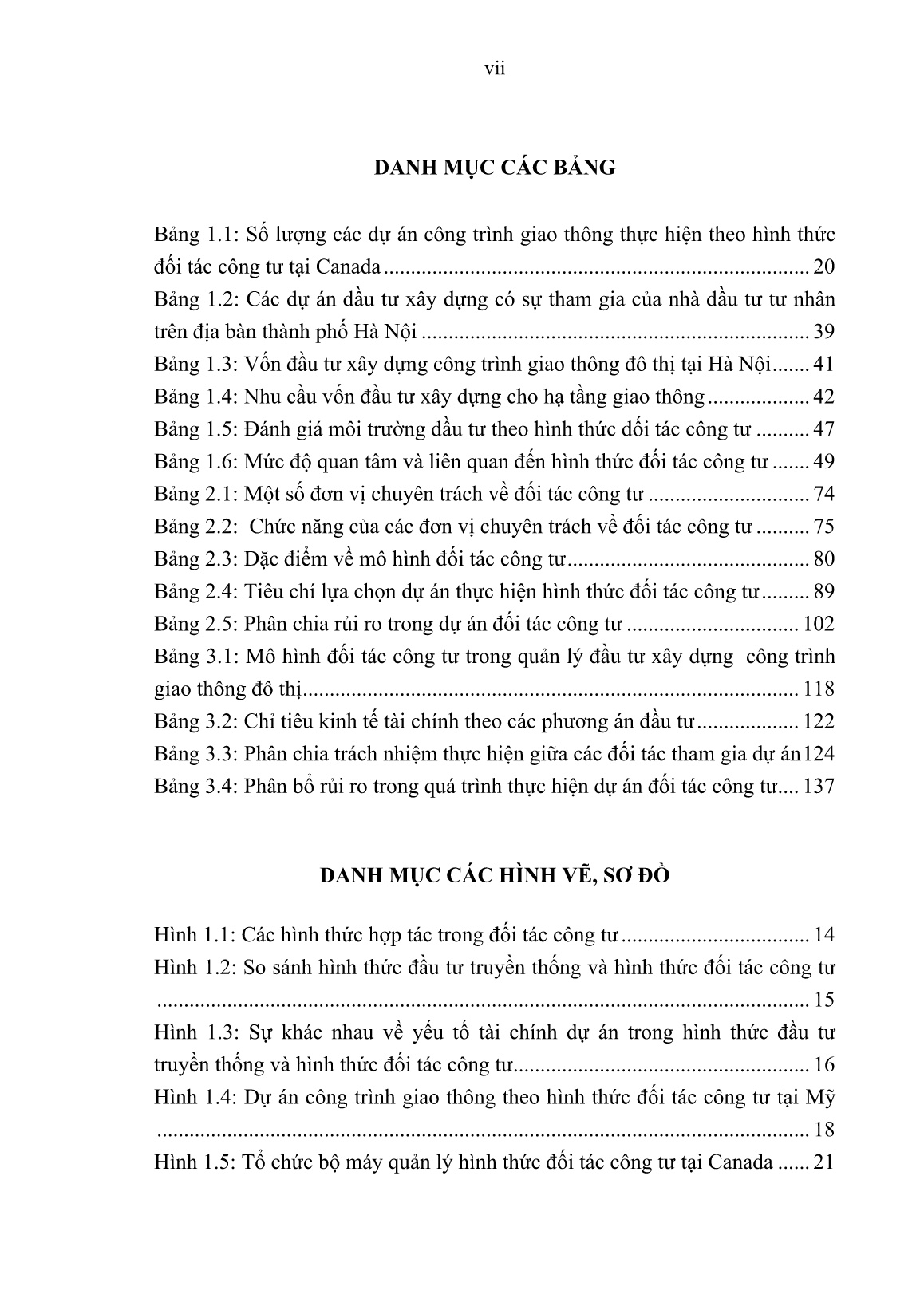 Luận án Nghiên cứu ứng dụng hình thức đối tác công tư trong quản lý đầu tư xây dựng công trình giao thông đô thị trang 9