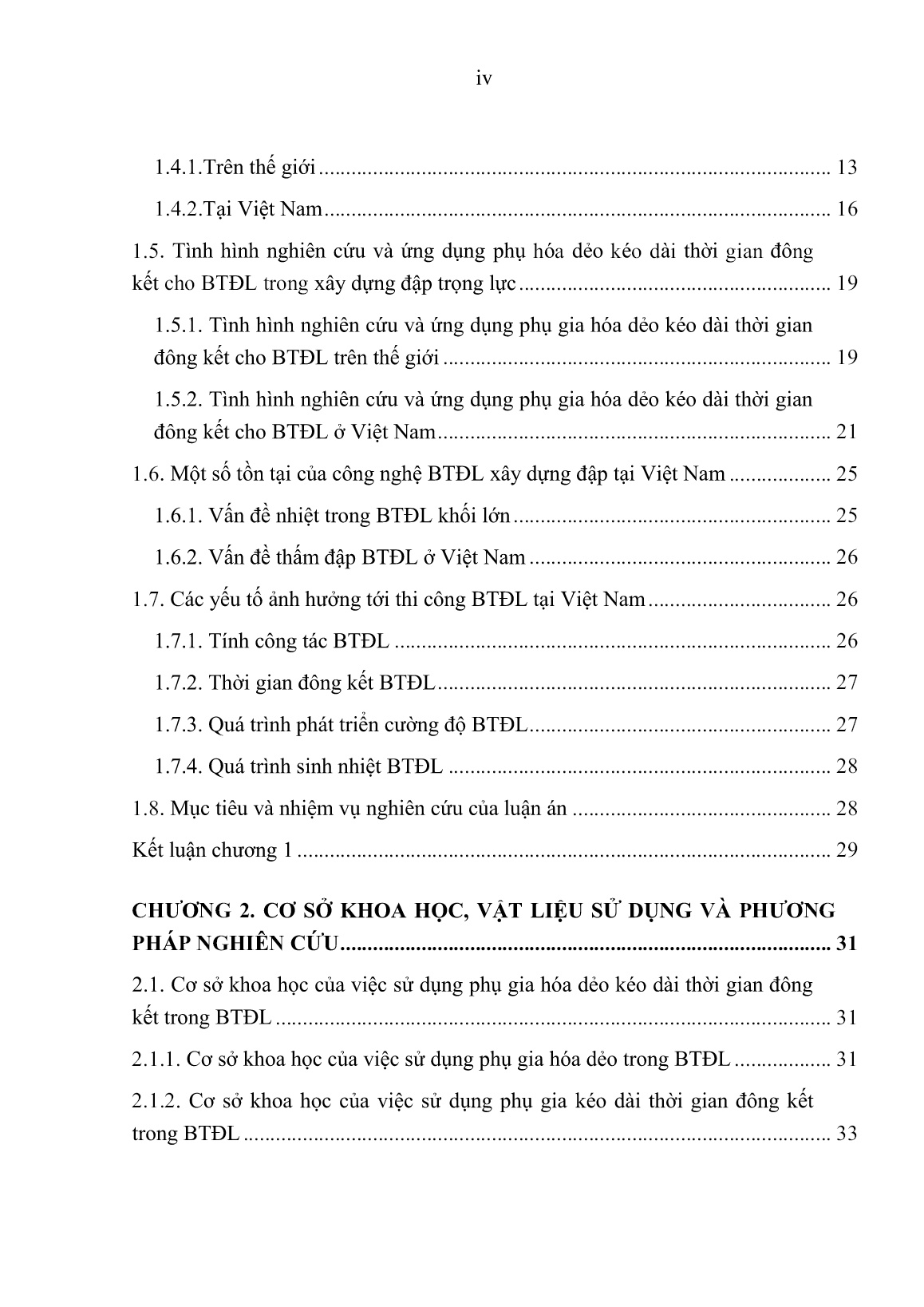 Luận án Nghiên cứu ảnh hưởng của phụ gia hóa dẻo kéo dài thời gian đông kết đến một số tính chất cơ lý của bê tông đầm lăn sử dụng cho đập trọng lực trang 6