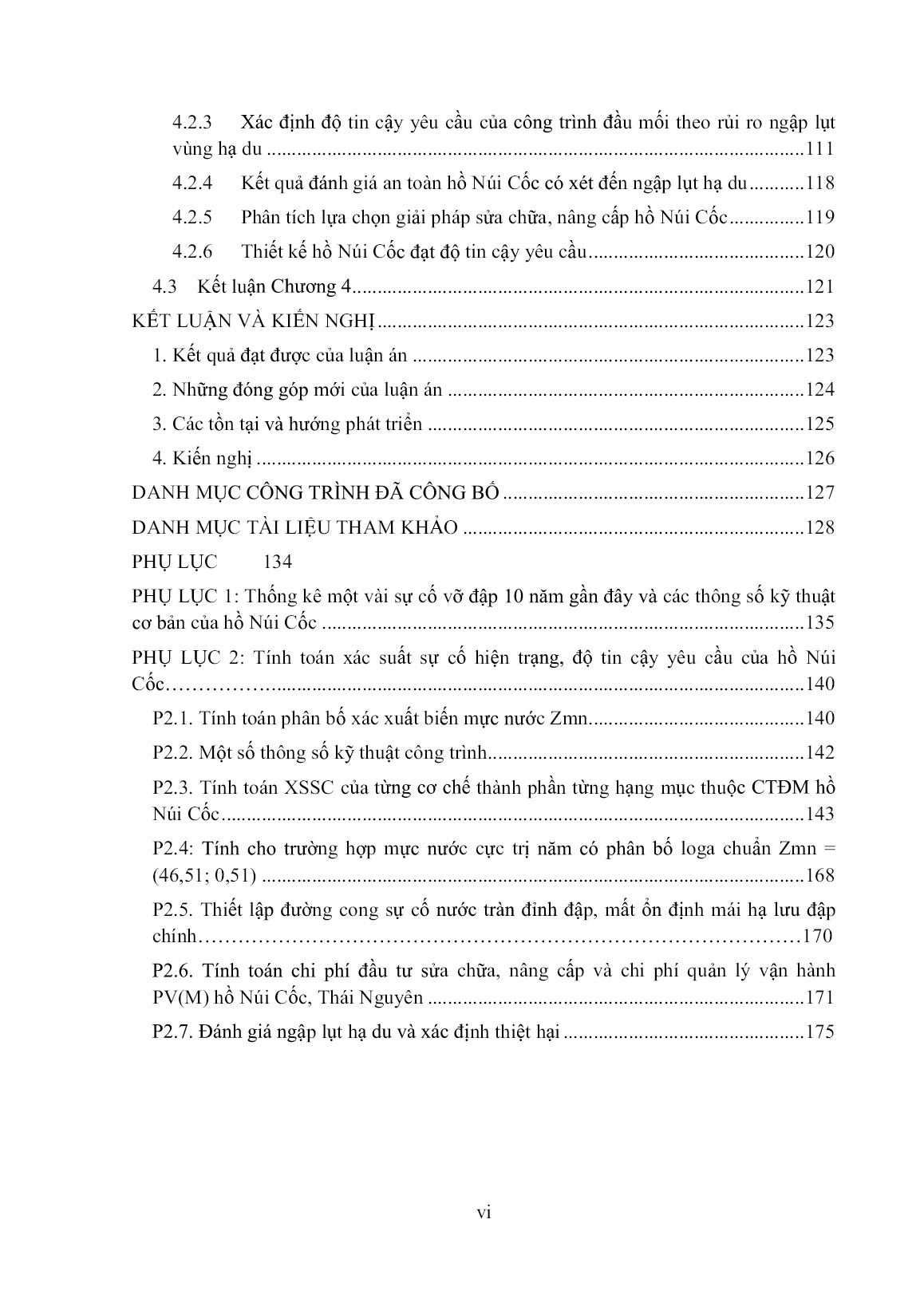 Luận án Nghiên cứu ứng dụng lý thuyết độ tin cậy và phân tích rủi ro trong đánh giá an toàn hồ chứa thủy lợi Việt Nam trang 8