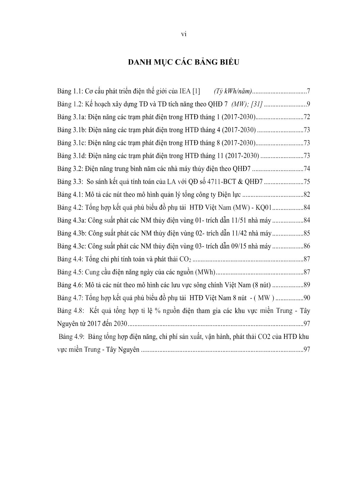 Luận án Tối ưu hóa chế độ vận hành các nhà máy thủy điện trong hệ thống điện Việt Nam trang 8