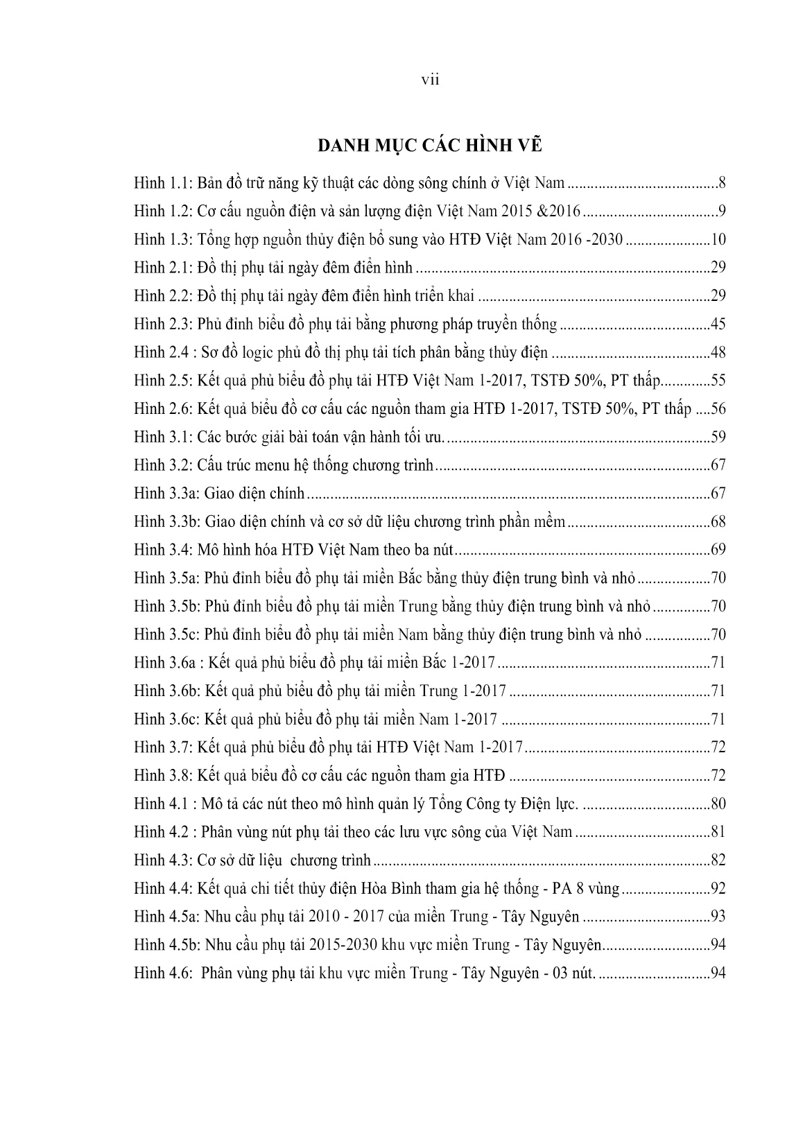 Luận án Tối ưu hóa chế độ vận hành các nhà máy thủy điện trong hệ thống điện Việt Nam trang 9