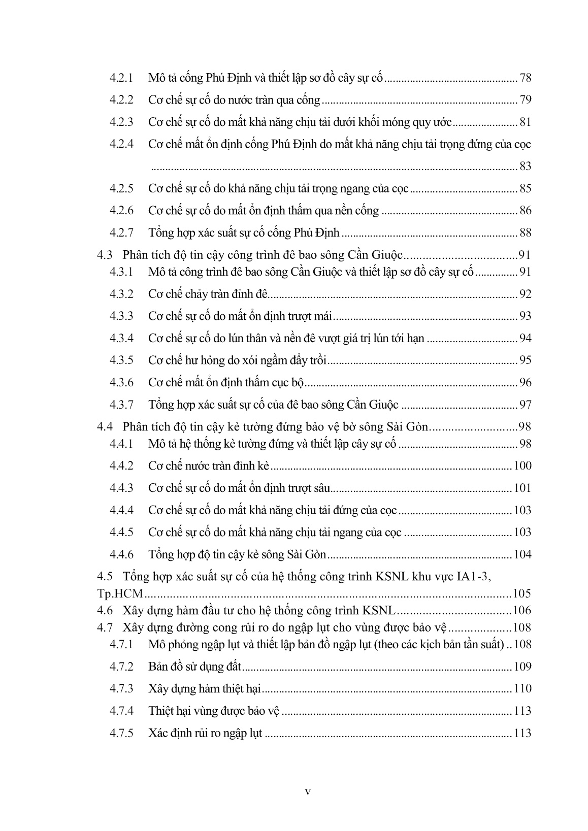 Luận án Ứng dụng phương pháp phân tích rủi ro và lý thuyết độ tin cậy để xác định mức bảo đảm an toàn cho hệ thống kiểm soát ngập lụt vùng hạ du sông Đồng Nai – Sài Gòn trang 7