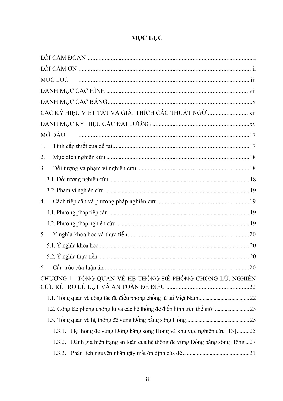 Luận án Nghiên cứu phương pháp xác định chỉ số an toàn và độ tin cậy yêu cầu cho hệ thống đê vùng Đồng bằng sông Hồng theo lý thuyết độ tin cậy và phân tích rủi ro trang 5