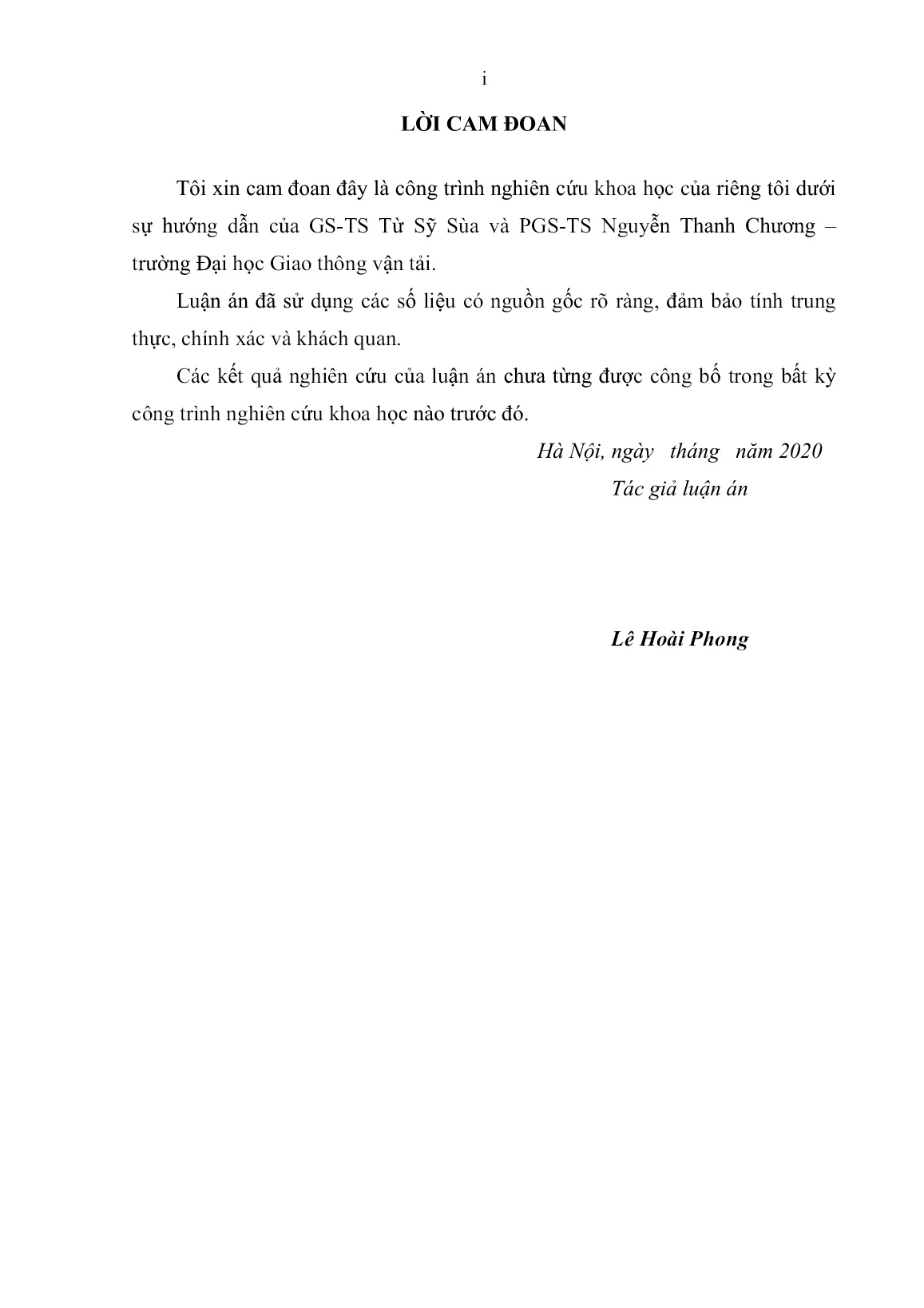 Luận án Nghiên cứu mô hình xác định thiệt hại do tai nạn giao thông đường bộ ở Việt Nam trang 3