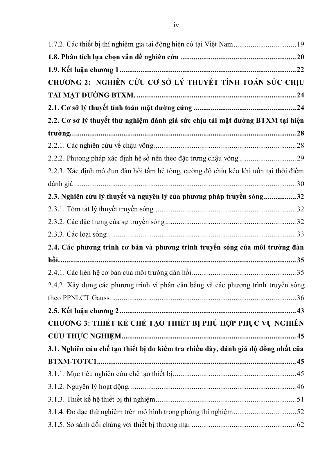 Luận án Nghiên cứu một số thông số đặc trưng đánh giá chất lượng khai thác mặt đường BTXM đường ô tô bằng phương pháp không phá hủy ở Việt Nam trang 4