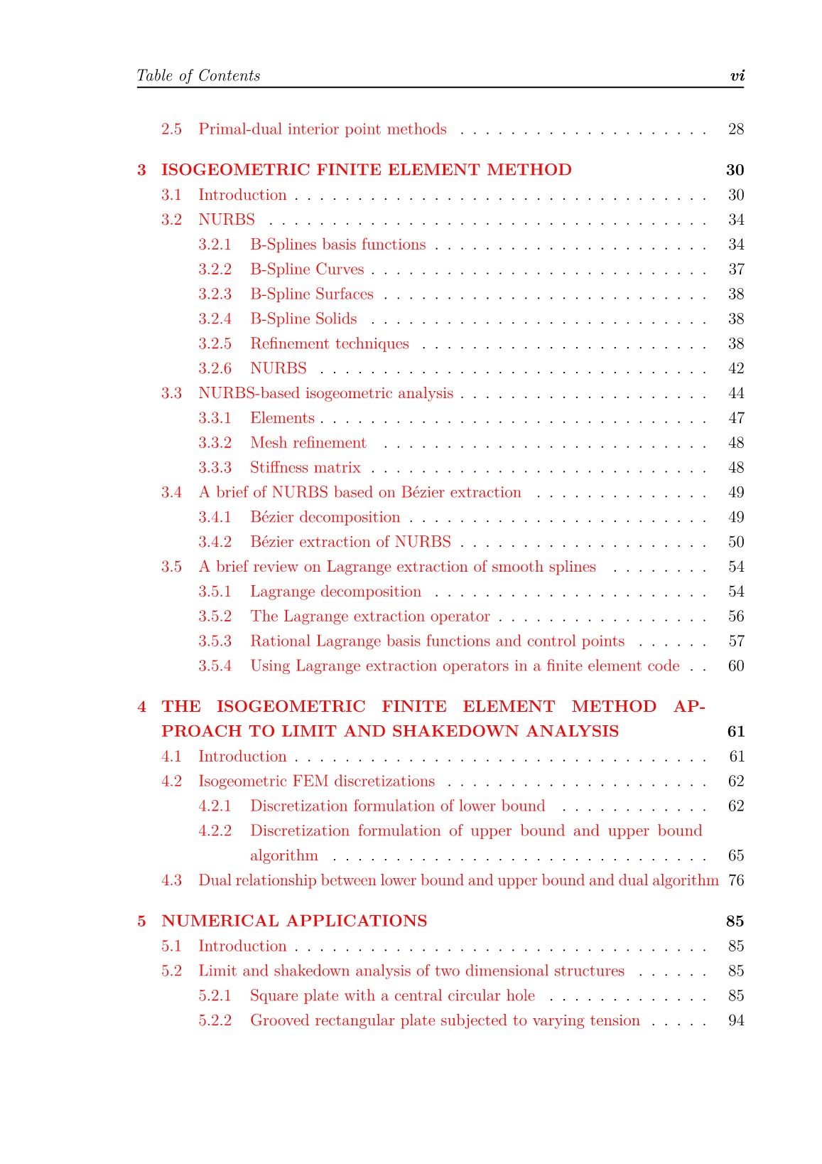 Luận án Isogeometric finite element method for limit and shakedown analysis of structures trang 7