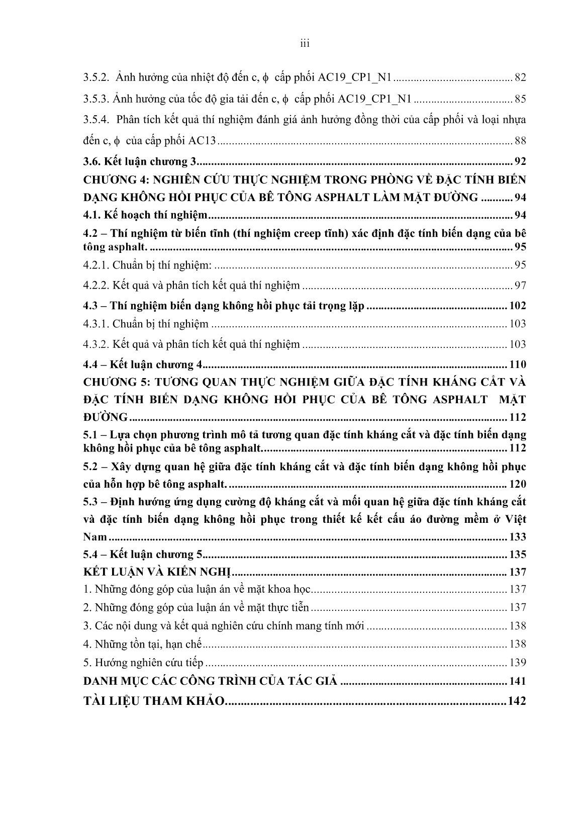 Luận án Nghiên cứu quan hệ giữa cường độ chống cắt và đặc tính biến dạng không hồi phục của hỗn hợp bê tông ASPhalt mặt đường trang 7