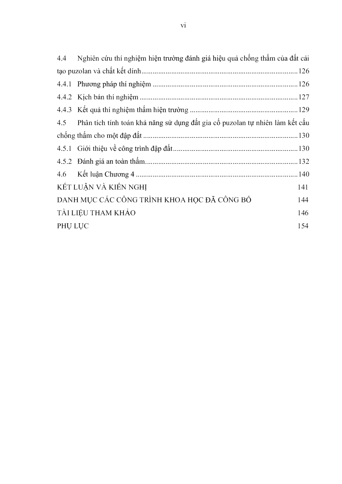 Luận án Nghiên cứu cải tạo đất bazan bằng hỗn hợp puzolan – xi măng – vôi làm tường nghiêng chống thấm đập đất vùng Tây Nguyên trang 8