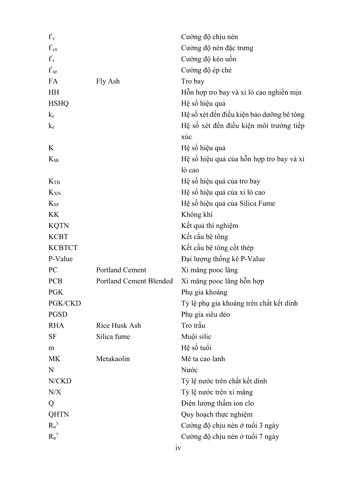 Luận án Nghiên cứu tính năng bê tông cát sử dụng tro bay, xỉ lò cao cho kết cấu công trình trong môi trường biển miền Trung trang 10