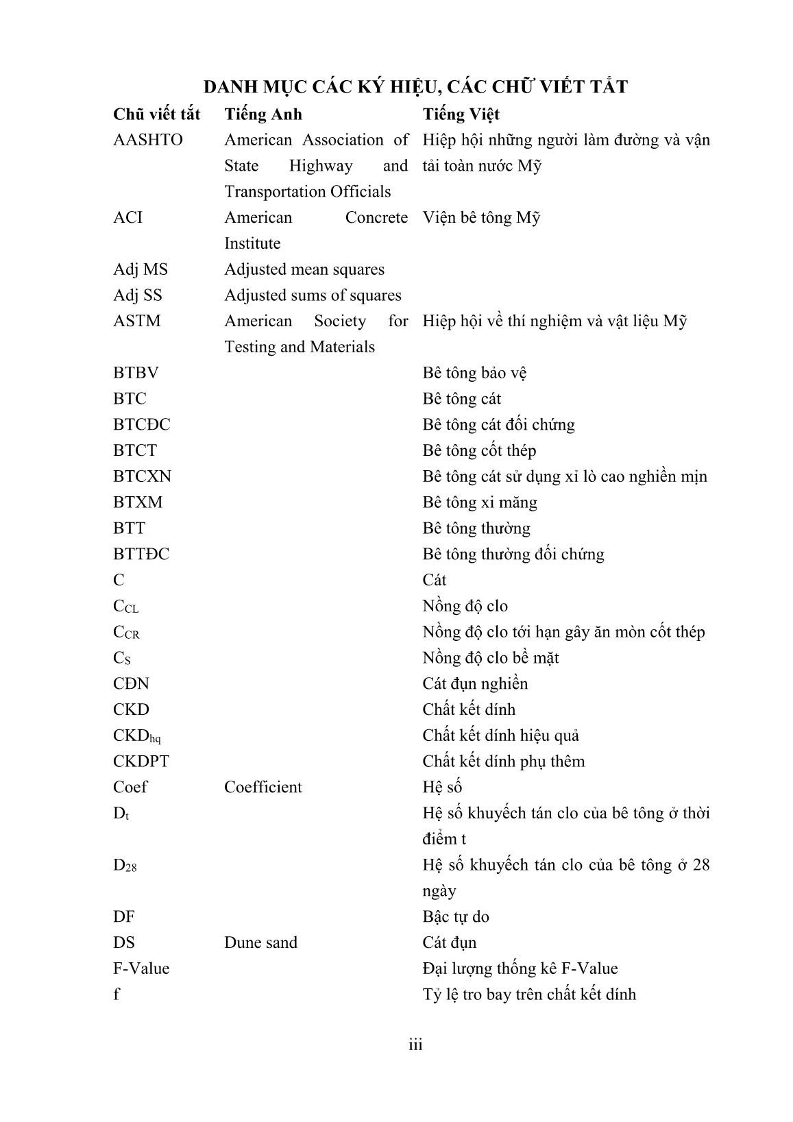 Luận án Nghiên cứu tính năng bê tông cát sử dụng tro bay, xỉ lò cao cho kết cấu công trình trong môi trường biển miền Trung trang 9