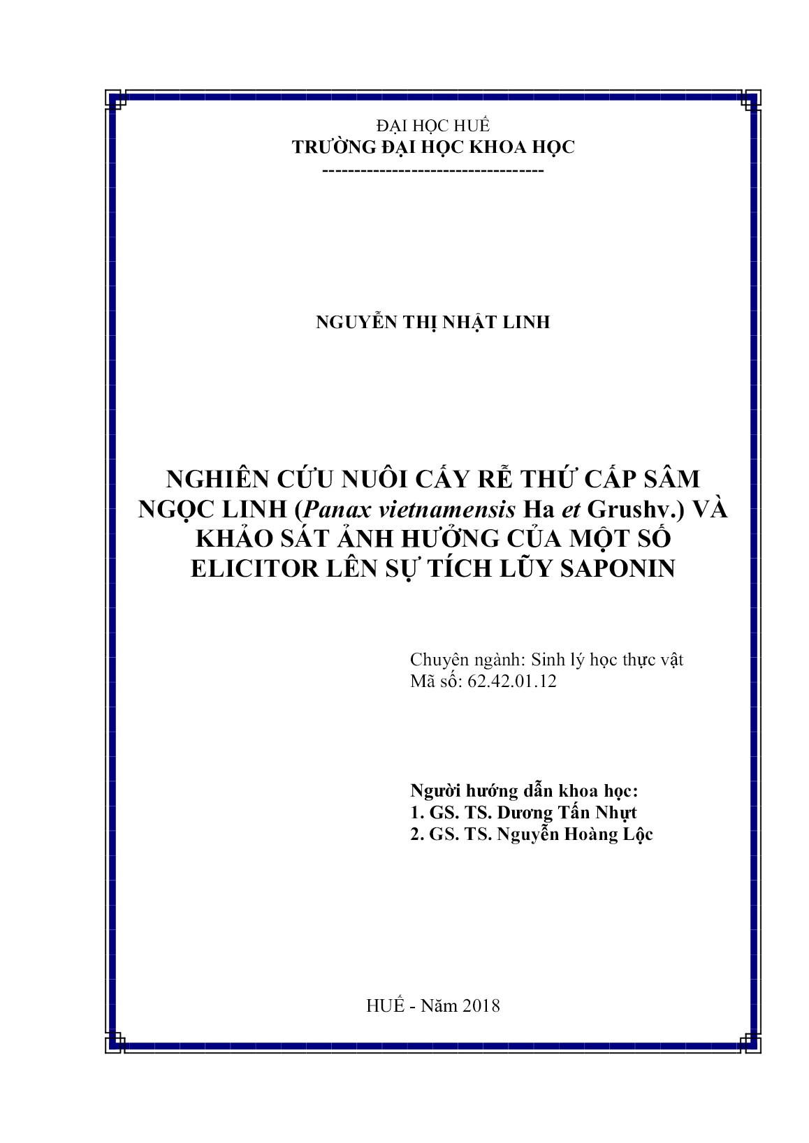 Luận án Nghiên cứu nuôi cấy rễ thứ cấp sâm ngọc linh (Panax vietnamensis Ha et Grushv.) và khảo sát ảnh hưởng của một số elicitor lên sự tích lũy saponin trang 2