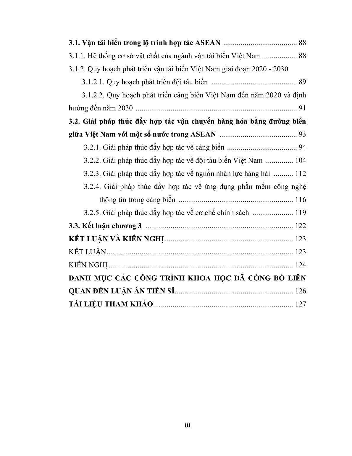 Luận án Giải pháp thúc đẩy hợp tác vận chuyển hàng hóa bằng đường biển giữa Việt Nam với một số nước trong khối ASEAN trang 5