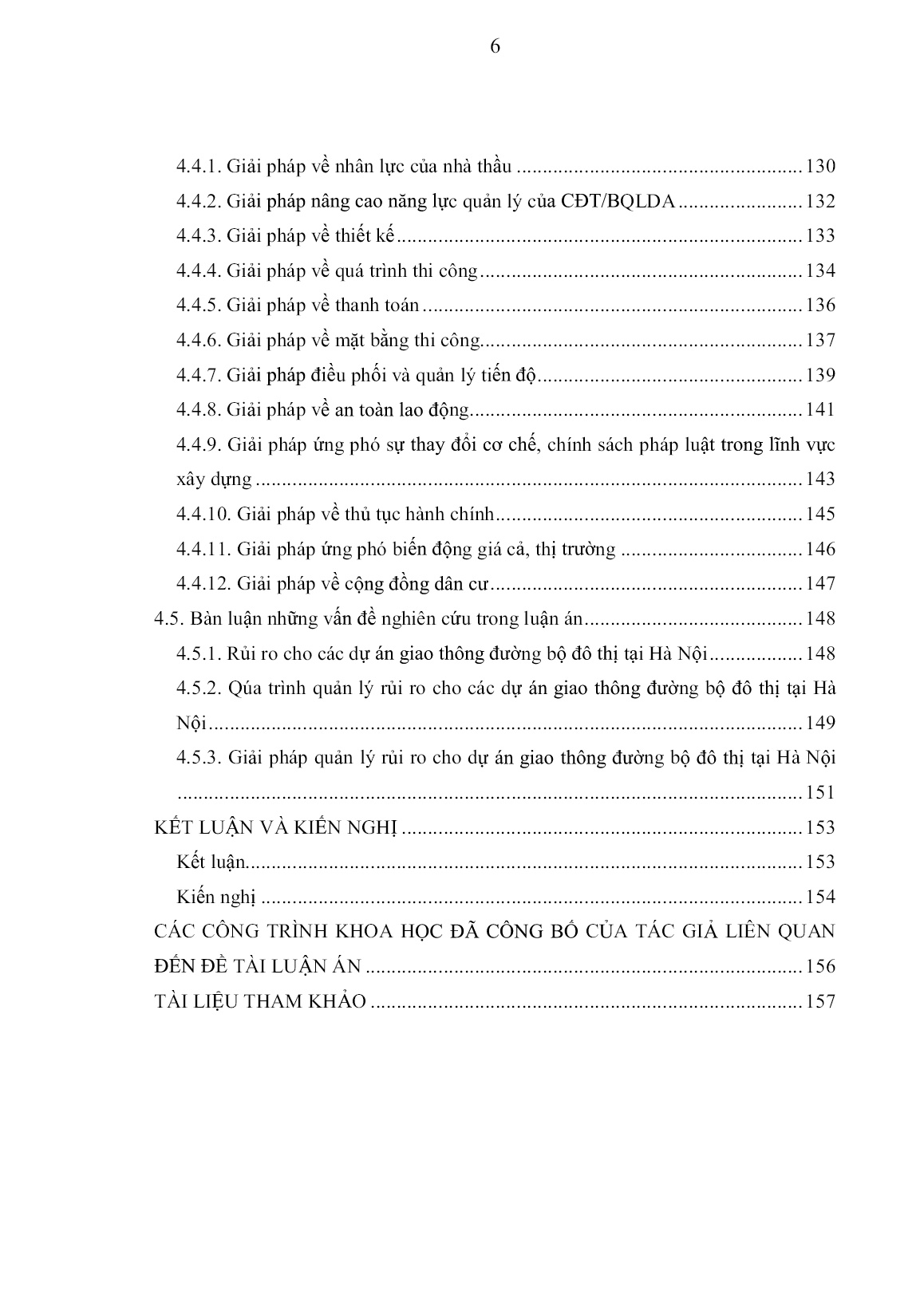 Luận án Quản lý rủi ro cho các dự án đầu tư phát triển đô thị tại Hà Nội trang 8