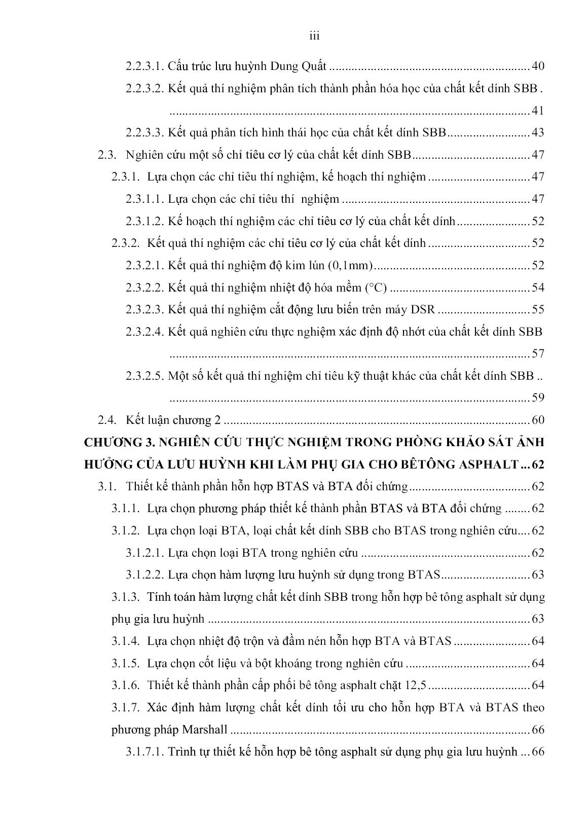 Luận án Nghiên cứu ảnh hưởng của lưu huỳnh khi sử dụng làm phụ gia cho bê tông nhựa trang 7
