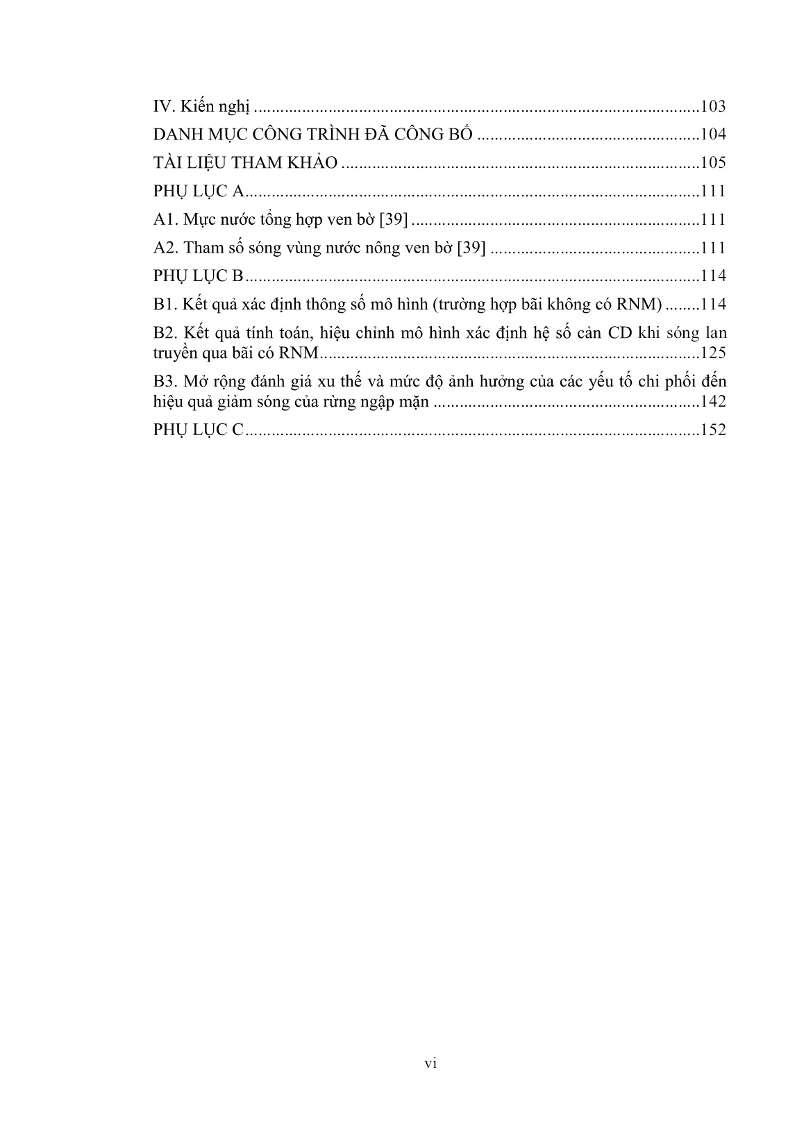 Luận án Nghiên cứu tác dụng giảm sóng của rừng cây ngập mặn ven biển Bắc Bộ phục vụ quy hoạch và thiết kế đê biển trang 8