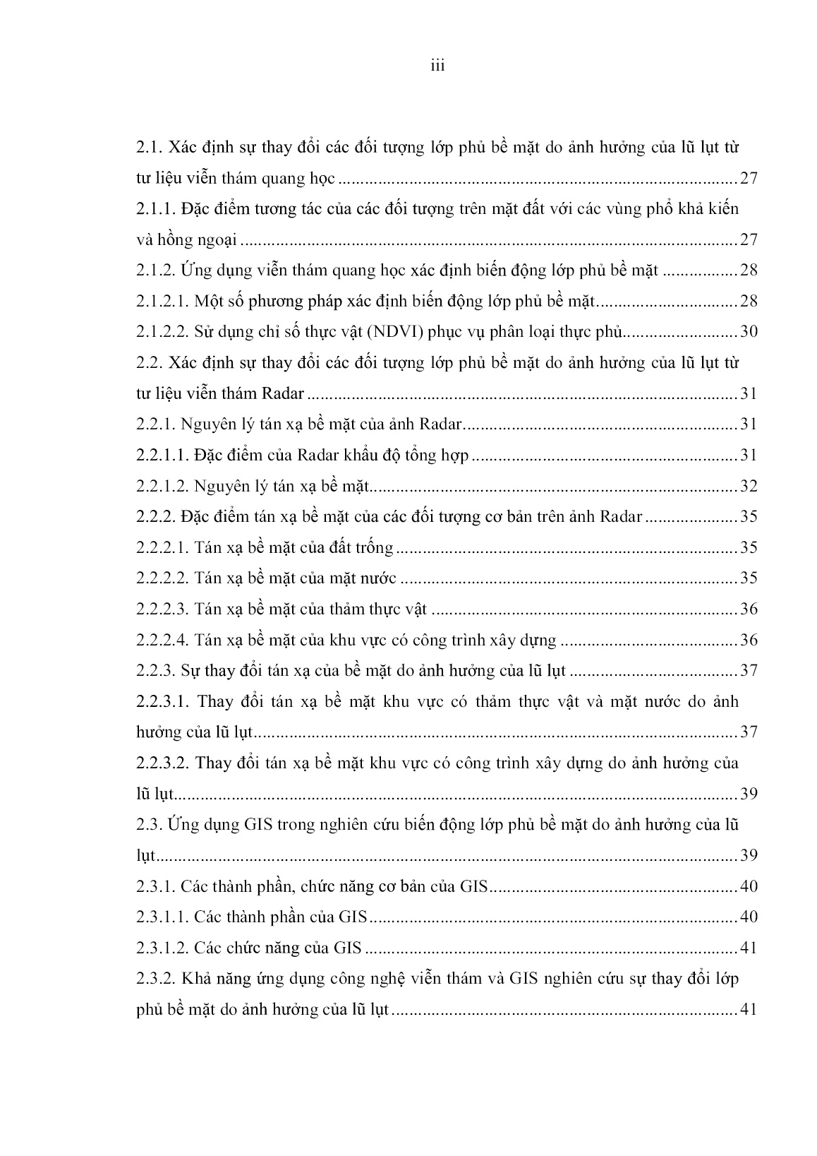 Luận án Mô hình hóa sự biến đổi các lớp phủ bề mặt do lũ lụt ở Đồng bằng sông Cửu Long bằng tư liệu viễn thám và GIS trang 5