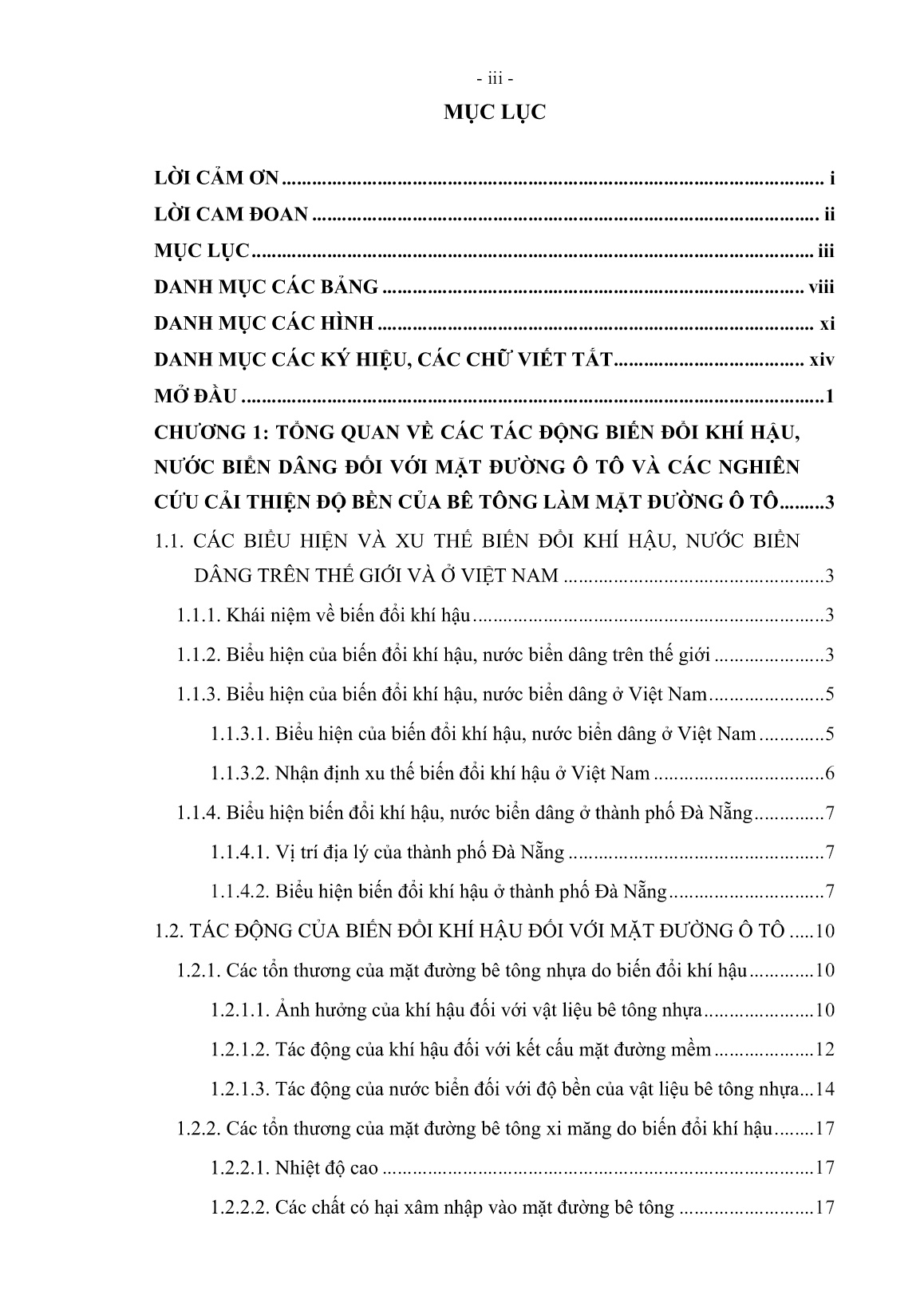 Luận án Nghiên cứu tác động và giải pháp bước đầu hạn ch ảnh hưởng đ n mặt đường ô tô o i n đ i h hậu nước i n ng ở Thành phố Đà Nẵng trang 5