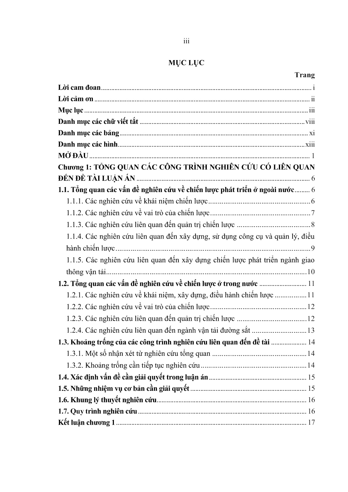 Luận án Nghiên cứu xây dựng chiến lược phát triển công ty cổ phần vận tải đường sắt Sài Gòn trang 5