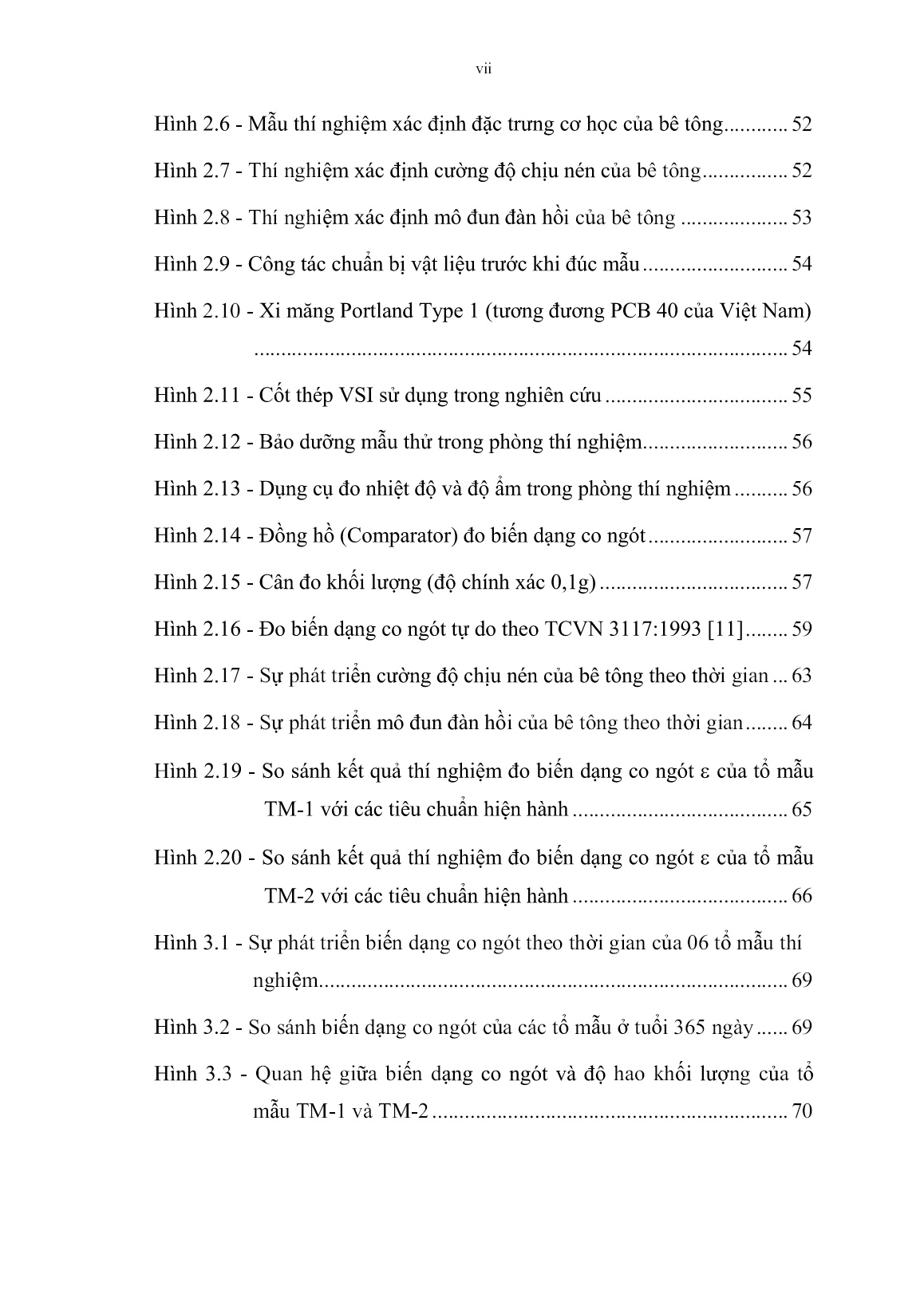 Luận án Dự báo biến dạng co ngót của bê tông trong điều kiện khí hậu Thủ đô Viêng Chăn, nước CHDCND Lào trang 10