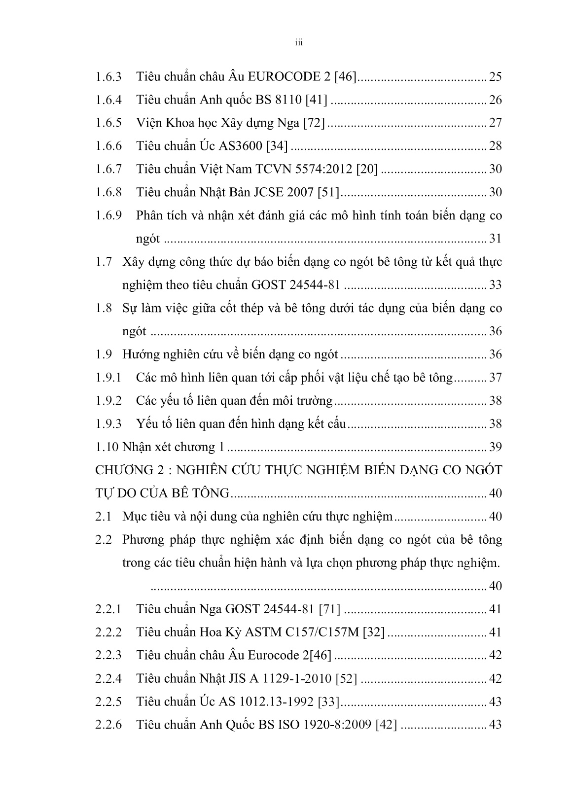 Luận án Dự báo biến dạng co ngót của bê tông trong điều kiện khí hậu Thủ đô Viêng Chăn, nước CHDCND Lào trang 6