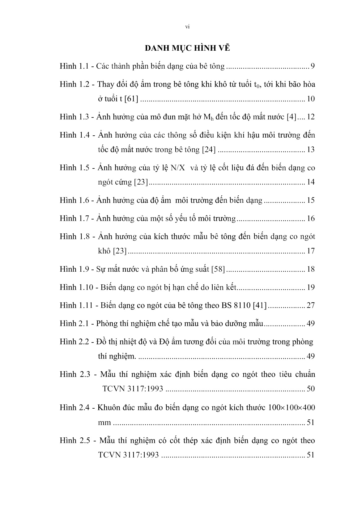 Luận án Dự báo biến dạng co ngót của bê tông trong điều kiện khí hậu Thủ đô Viêng Chăn, nước CHDCND Lào trang 9