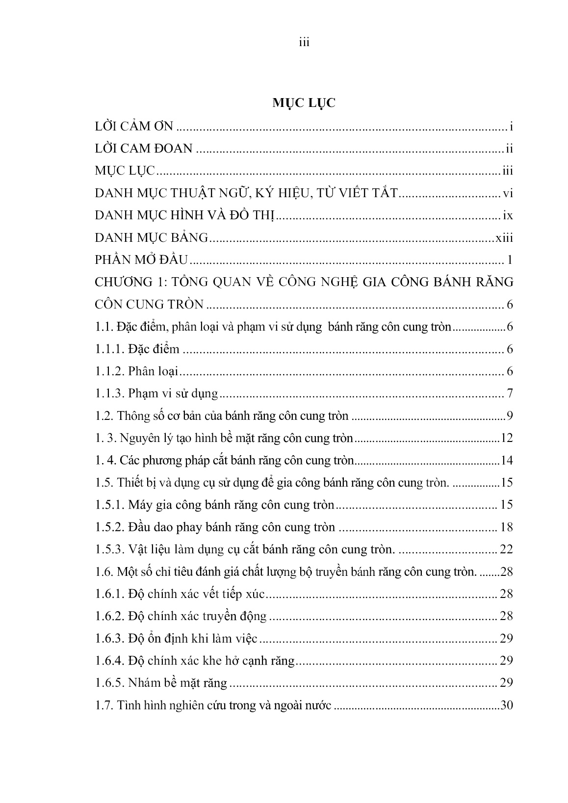 Luận án Nghiên cứu ảnh hưởng của chế độ cắt đến độ nhám bề mặt răng và lượng mòn dao khi cắt tinh bánh răng côn cung tròn bằng đầu dao hợp kim cứng trang 5