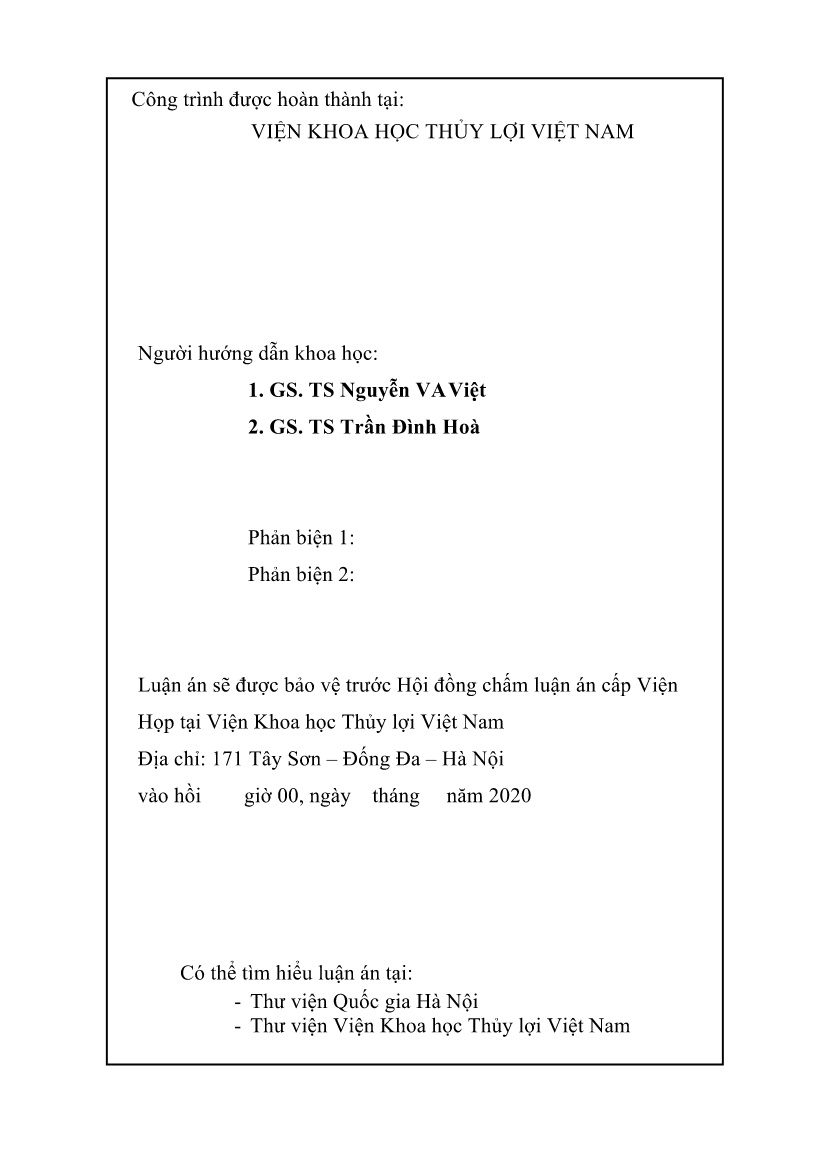 Luận án Nghiên cứu ảnh hưởng của lớp xi măng đất gia cố mặt nền đến sức chịu tải ngang của cọc đứng, ứng dụng cho đập trụ đỡ vùng Đồng bằng sông Cửu Long trang 2