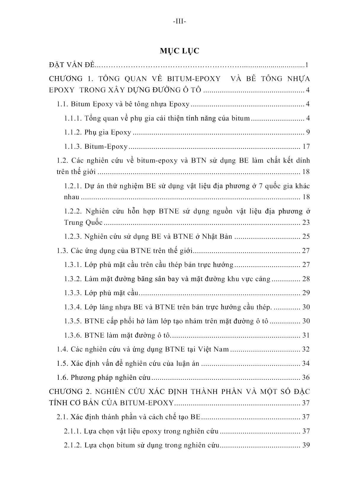 Luận án Nghiên cứu thành phần, tính chất cơ học và khả năng sử dụng bitum epoxy làm chất kết dính cho hỗn hợp ASPhalt tại Việt Nam trang 5
