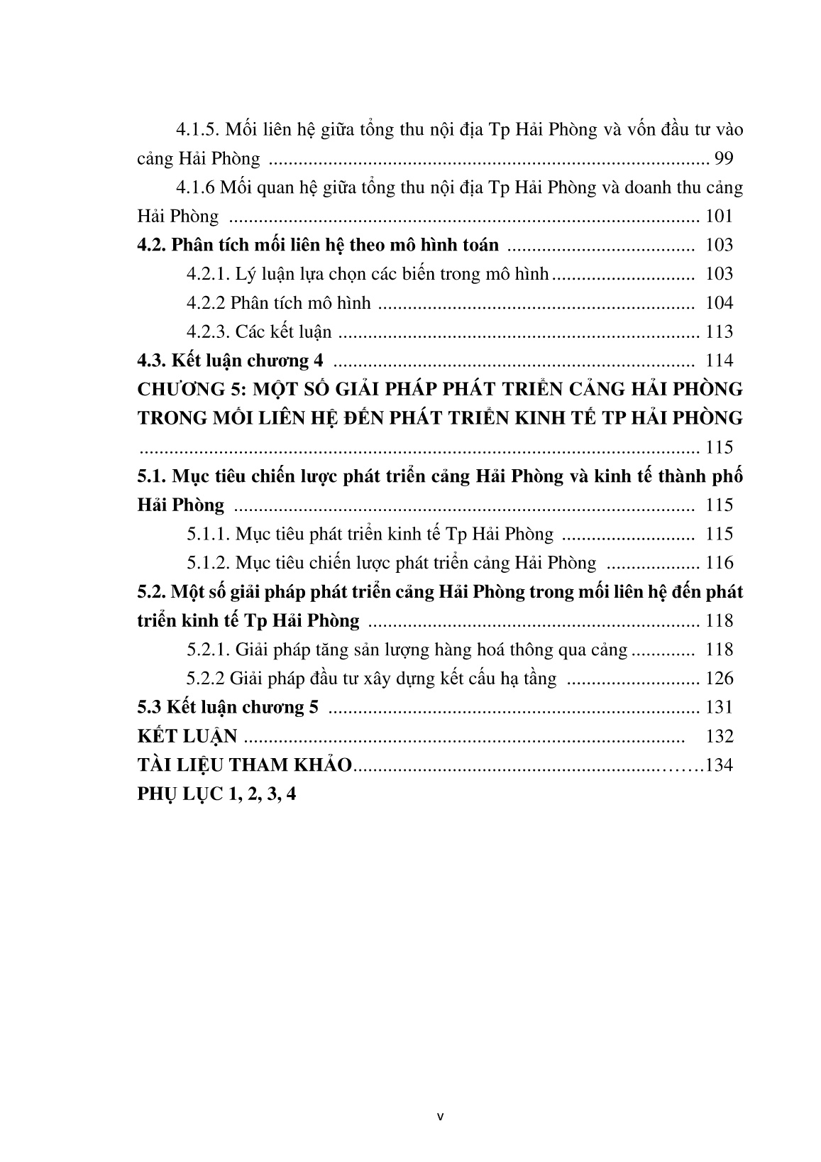 Luận án Nghiên cứu ảnh hưởng cảng Hải Phòng đến phát triển kinh tế Thành phố Hải Phòng trang 7