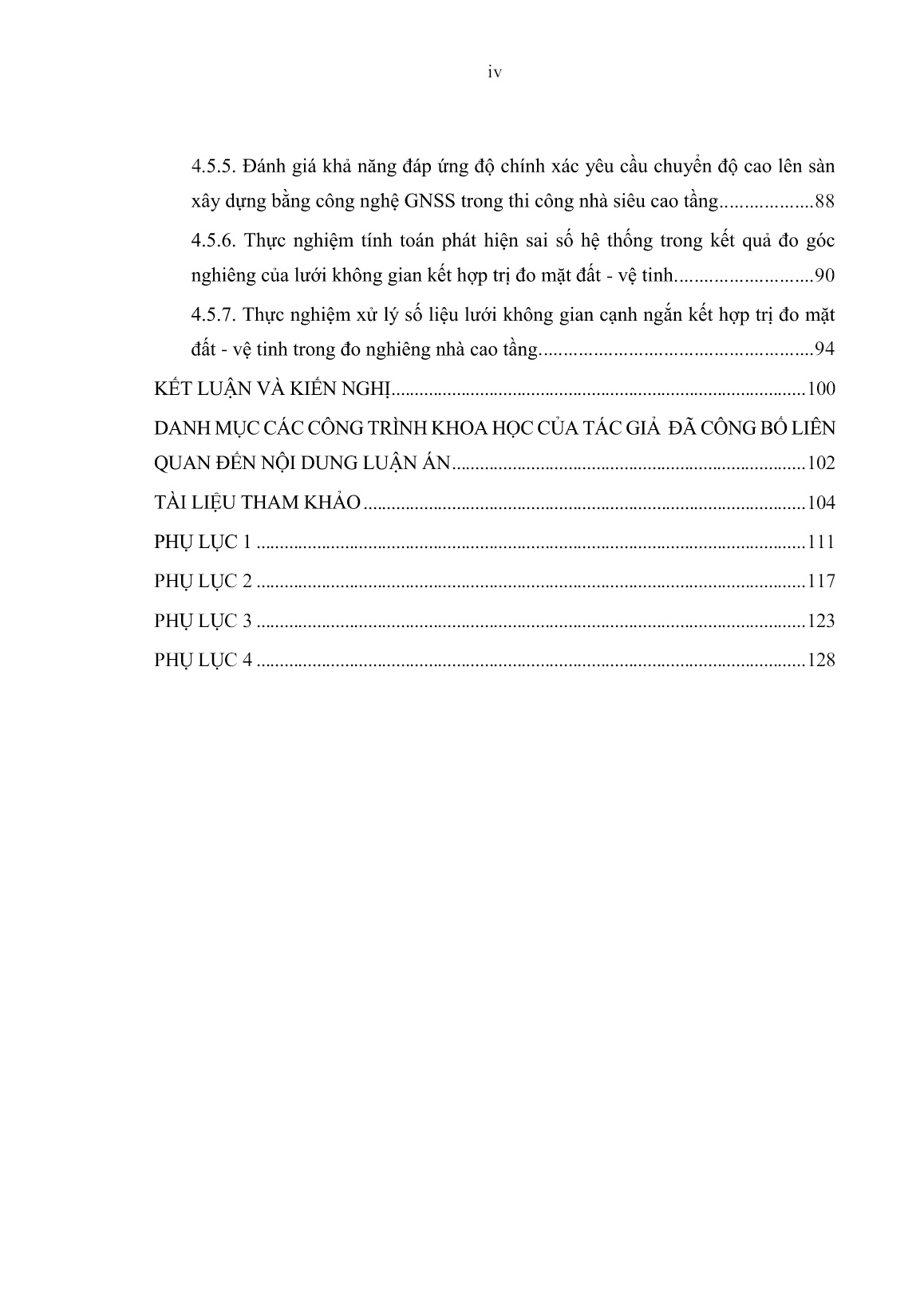 Luận án Nghiên cứu xây dựng lý thuyết bình sai lưới không gian kết hợp trị đo mặt đất - Vệ tinh trong thi công xây dựng công trình trang 6