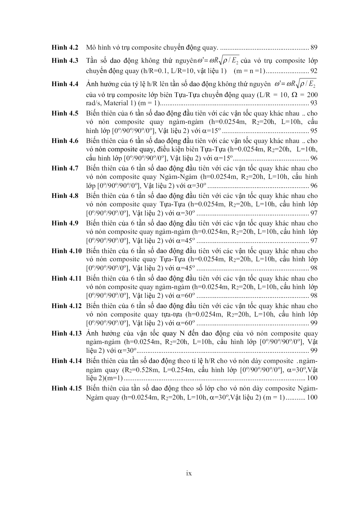 Luận án Nghiên cứu dao động của vỏ composite đối xứng trục bằng phương pháp Phần tử liên tục trang 9